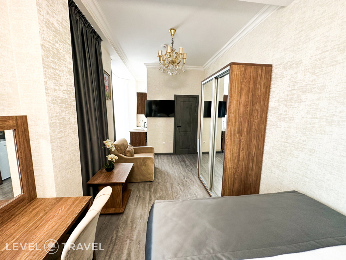 Двухместная студия with Chair Bed двуспальная кровать — фото 6