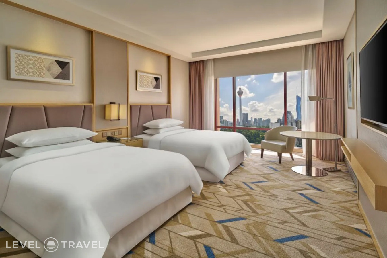 фотографии номера Двухместный номер Guest with Tower view 2 отдельные кровати отеля Sheraton Imperial Kuala Lumpur Hotel в Малайзия(Куала-Лумпур) - фото №1