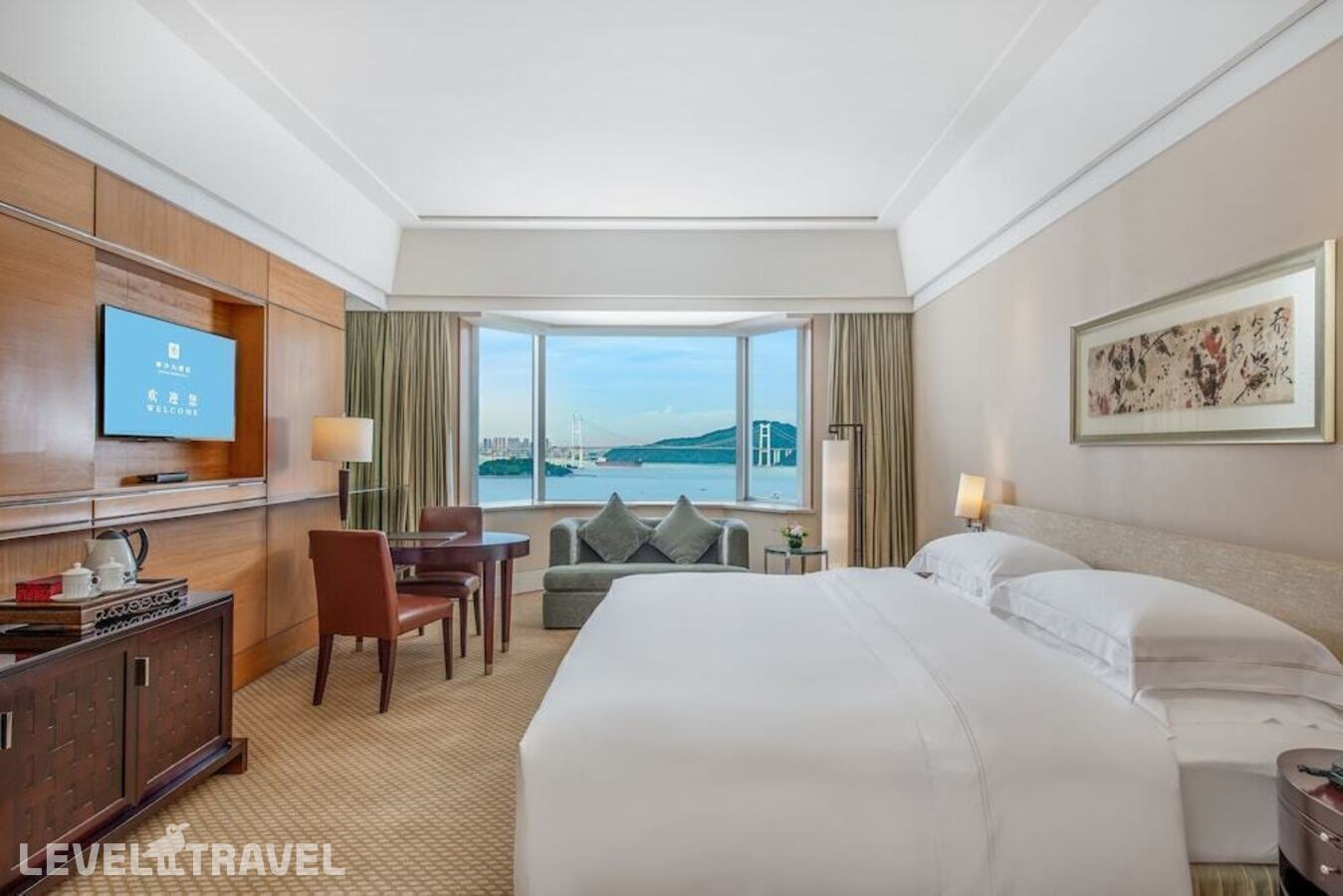 фотографии номера Номер Business с видом на море отеля Guangzhou Nansha Grand Hotel в Китай(Гуанчжоу) - фото №4