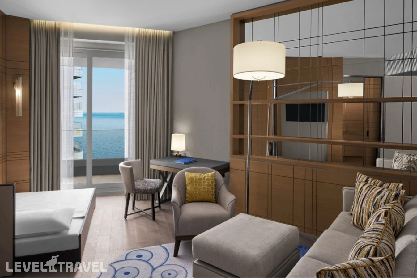 фотографии номера Люкс Elite с частичным видом на море отеля JW Marriott Hotel Istanbul Marmara Sea в Турция(Бакыркёй) - фото №4
