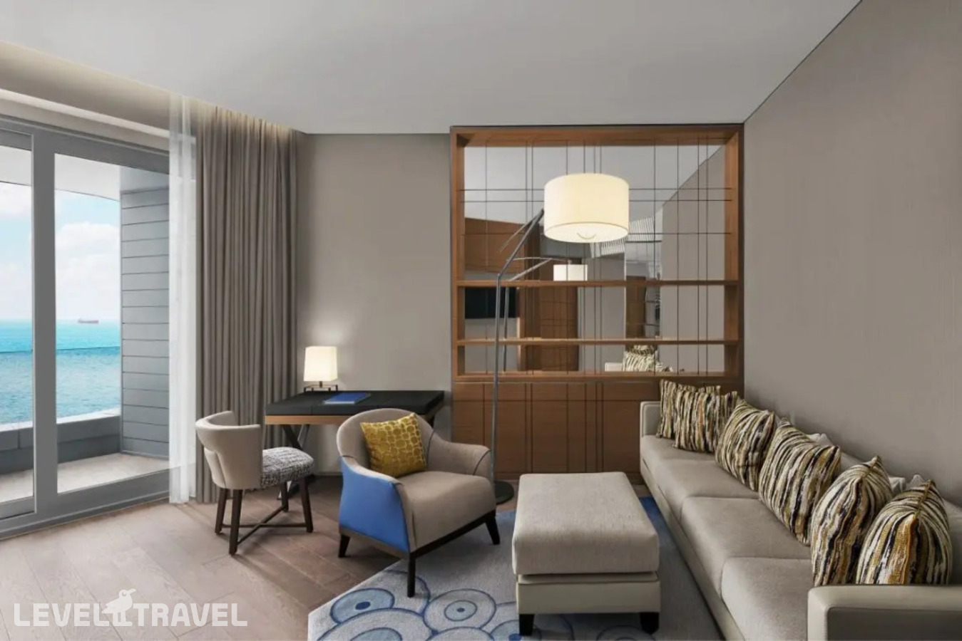 фотографии номера Люкс Elite с частичным видом на море отеля JW Marriott Hotel Istanbul Marmara Sea в Турция(Бакыркёй) - фото №3