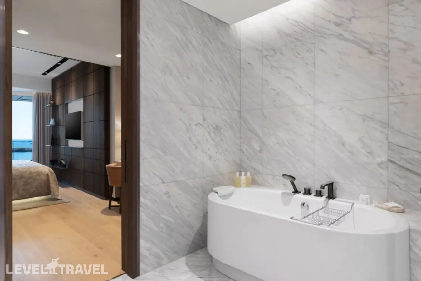 фотографии номера Резиденция Spacious с 2 комнатами с видом на море отеля JW Marriott Hotel Istanbul Marmara Sea в Турция(Бакыркёй) - фото №11
