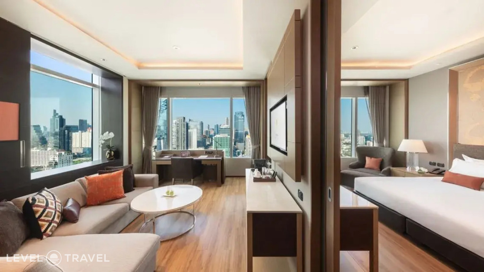 Двухместный люкс Executive with Lounge Access двуспальная кровать — фото 3