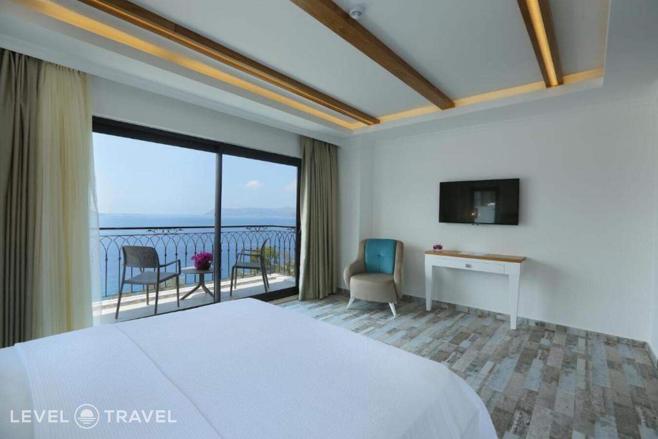 фотографии номера Делюкс с видом на море отеля Payam Hotel в Турция(Каш) - фото №3