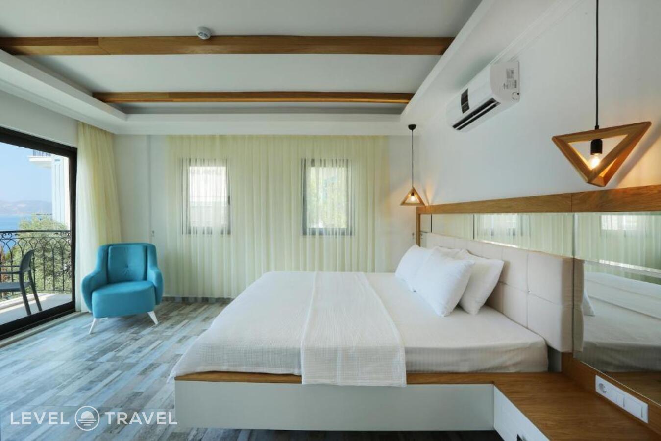 фотографии номера Делюкс с видом на море отеля Payam Hotel в Турция(Каш) - фото №1