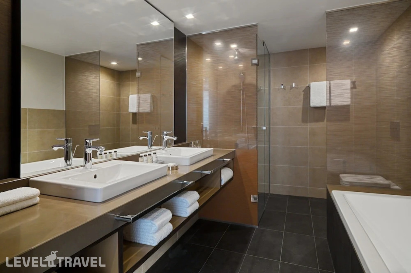 фотографии номера Двухместный номер Premium с балконом 2 отдельные кровати отеля Sheraton Grand Tbilisi Metechi Palace в Грузия(Тбилиси) - фото №7
