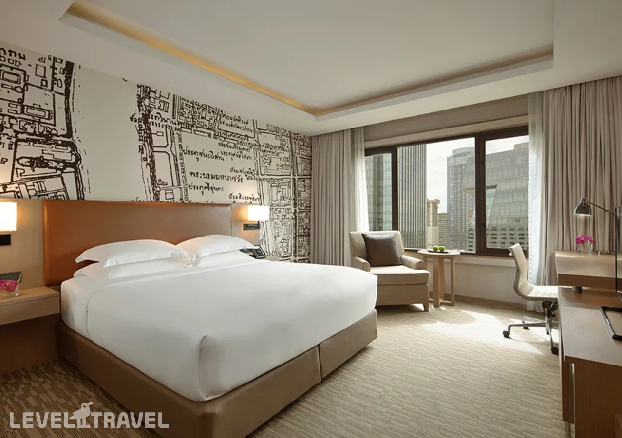 фотографии номера Двухместный номер Skyline Deluxe двуспальная кровать отеля Grand Mercure Bangkok Fortune в Таиланд(Бангкок) - фото №1