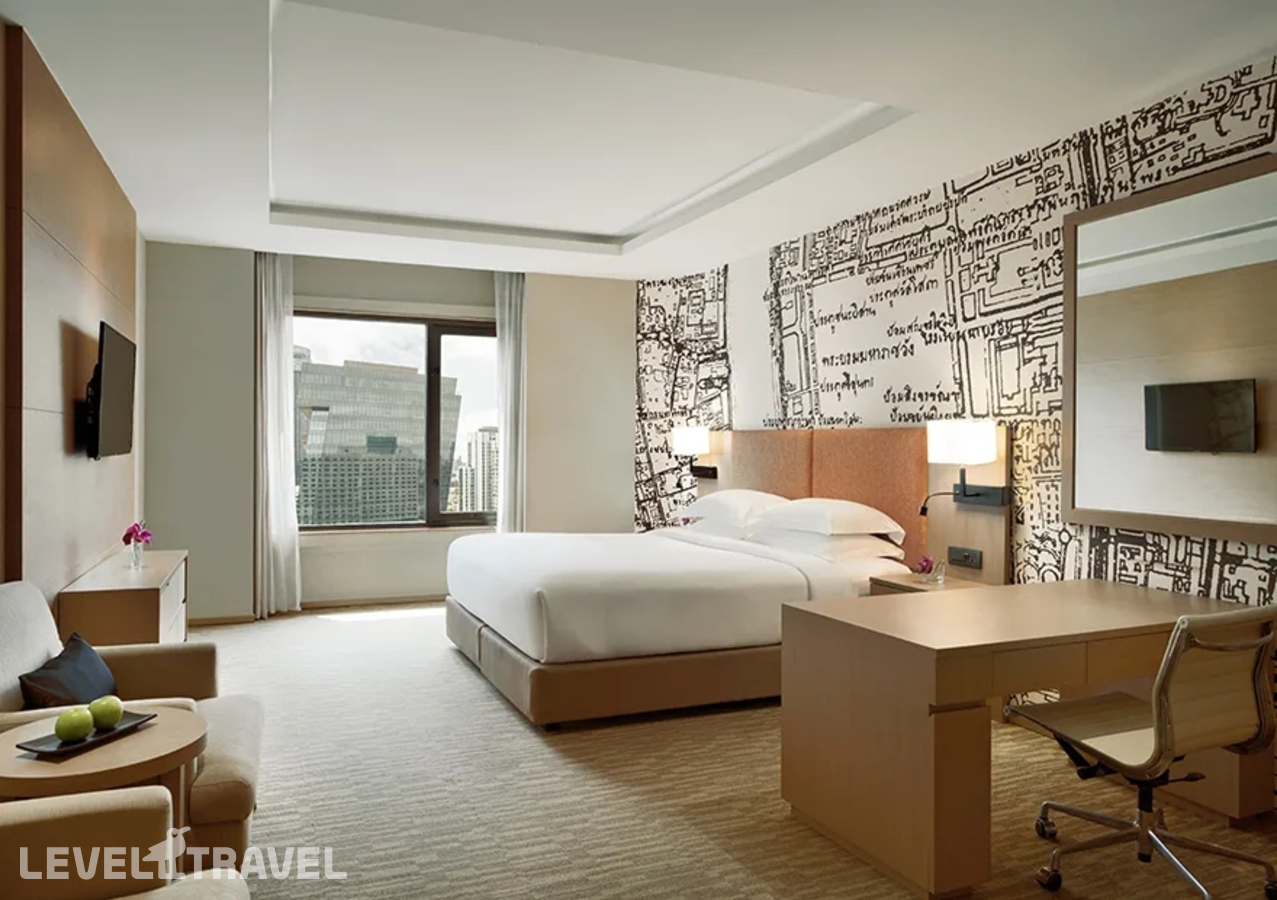 фотографии номера Двухместный люкс Skyline двуспальная кровать отеля Grand Mercure Bangkok Fortune в Таиланд(Бангкок) - фото №3