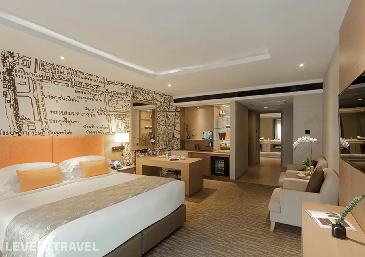 фотографии номера Двухместный люкс Skyline двуспальная кровать отеля Grand Mercure Bangkok Fortune в Таиланд(Бангкок) - фото №2