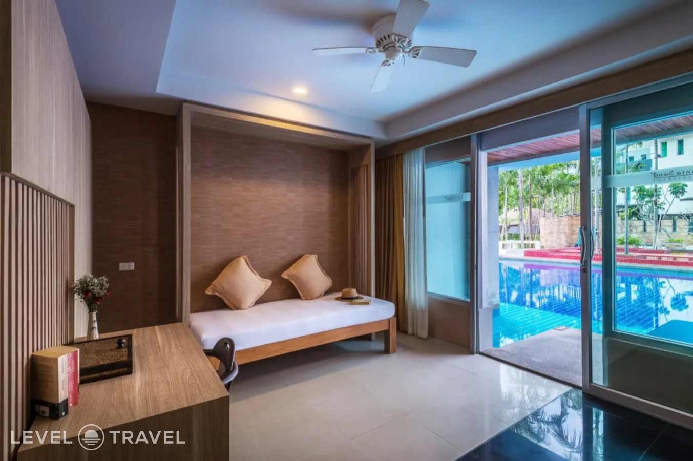фотографии номера Двухместный номер Pool Access Deluxe двуспальная кровать отеля Lanta Sand Resort & Spa в Таиланд(Ко Ланта) - фото №5