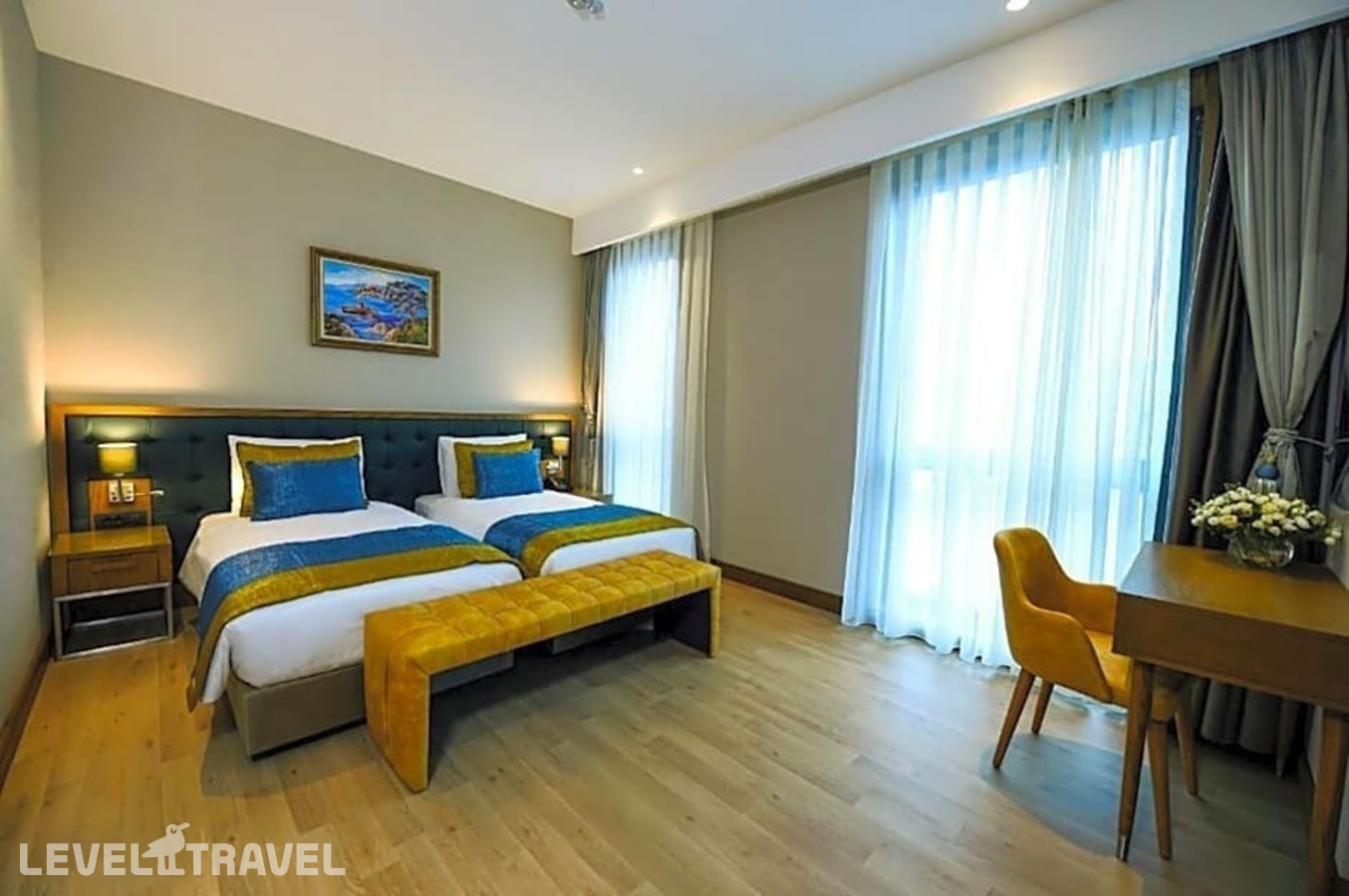 фотографии номера Делюкс (две односпальные кровати) отеля Cher Hotel & Spa Istanbul Beyoglu в Турция(Бейоглу) - фото №1