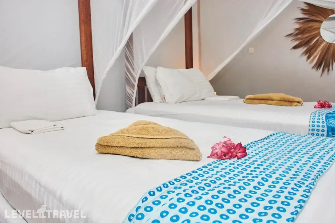 фотографии номера Делюкс (две односпальные кровати) отеля Paje Beach Apartments & Hotel в Танзания(Паже) - фото №4