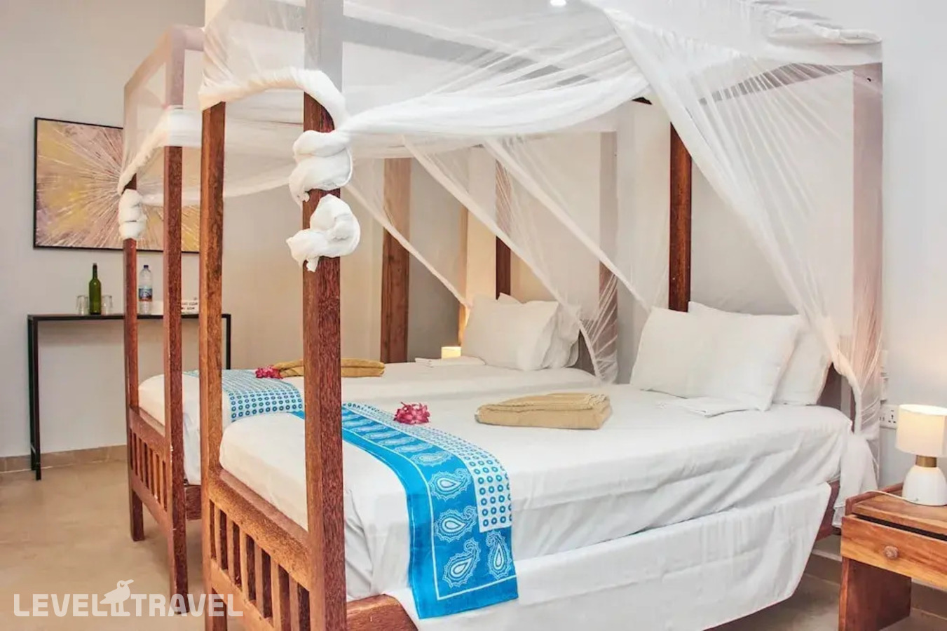 фотографии номера Делюкс (две односпальные кровати) отеля Paje Beach Apartments & Hotel в Танзания(Паже) - фото №3