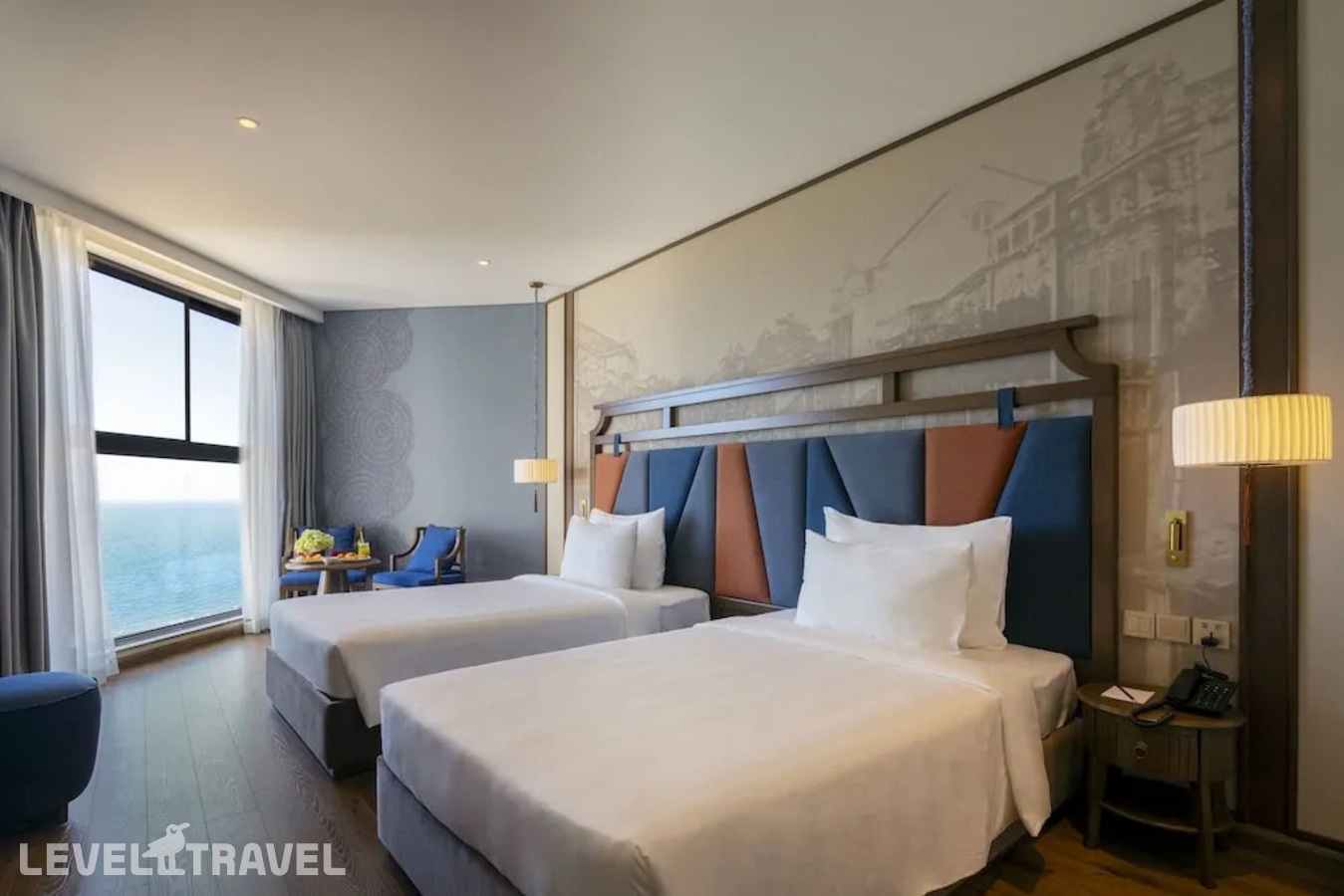 фотографии номера Двухместный номер Premium Deluxe 2 отдельные кровати отеля Mandala Cham Bay Mui Ne в Вьетнам(Фантьет) - фото №1