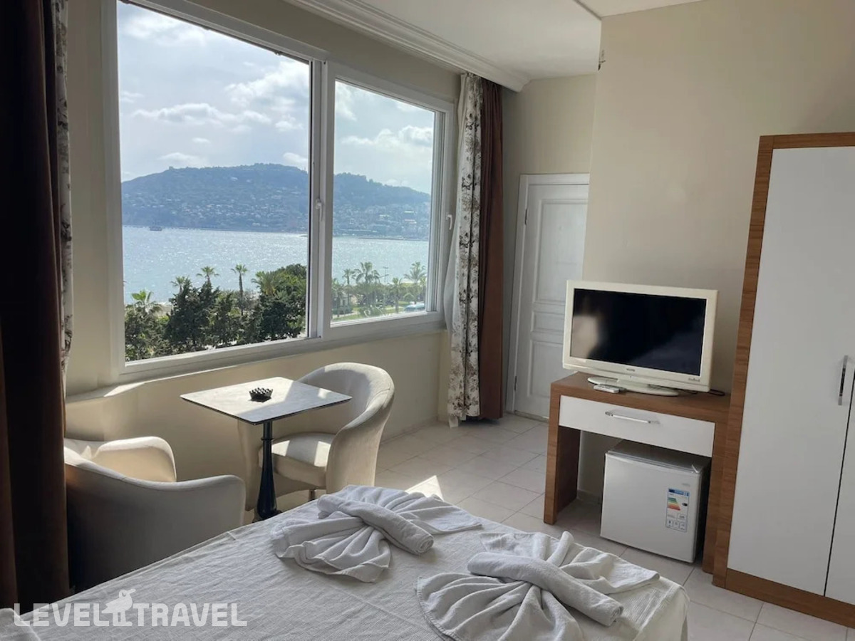 фотографии номера Стандартный с видом на море отеля Rosella Hotel в Турция(Аланья - центр) - фото №3