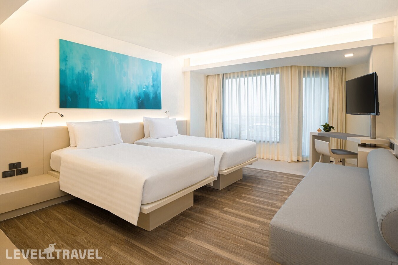 фотографии номера Делюкс с видом на сад отеля Pullman Pattaya Hotel G в Таиланд(Вонгамат) - фото №2