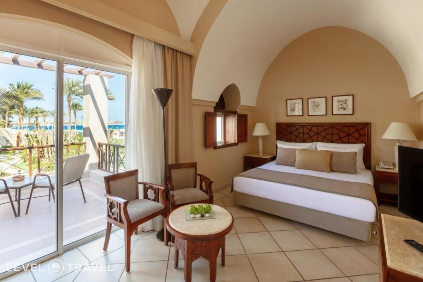 фотографии номера Улучшенный с частичным видом на море отеля Iberotel Makadi Beach By Jaz (Ex. Iberotel Makadi Beach) в Египет(Макади Бэй) - фото №9