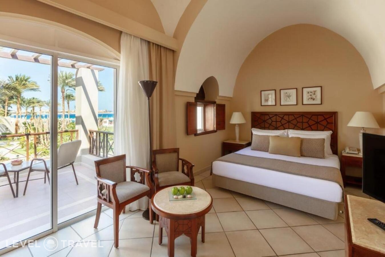 фотографии номера Улучшенный с частичным видом на море отеля Iberotel Makadi Beach By Jaz (Ex. Iberotel Makadi Beach) в Египет(Макади Бэй) - фото №15