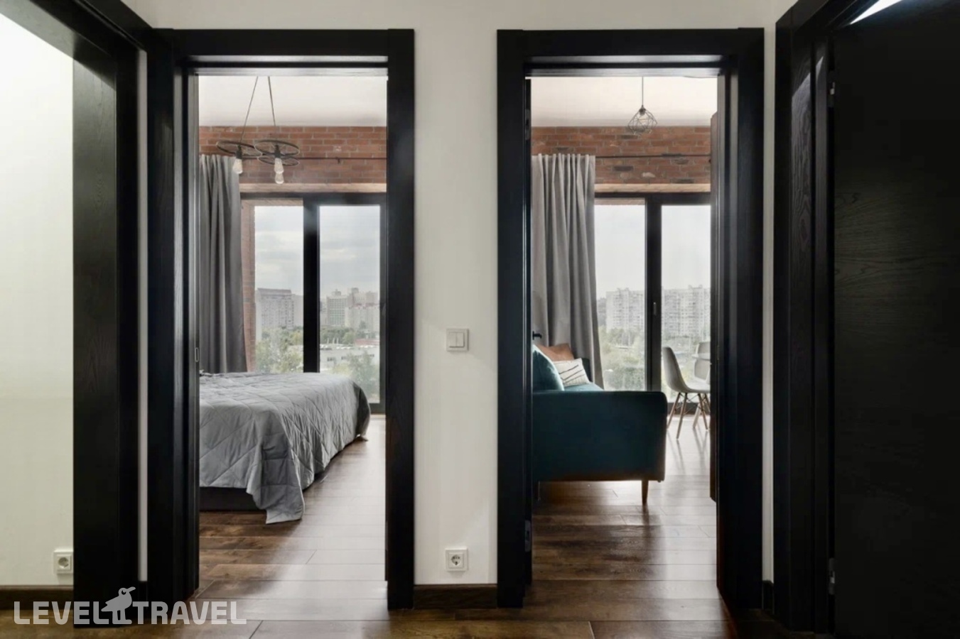фотографии номера Четырёхместные апартаменты с видом на город отеля SV Loft Apartments (СВ Лофт Апартментс) в Россия(Василеостровский район) - фото №16