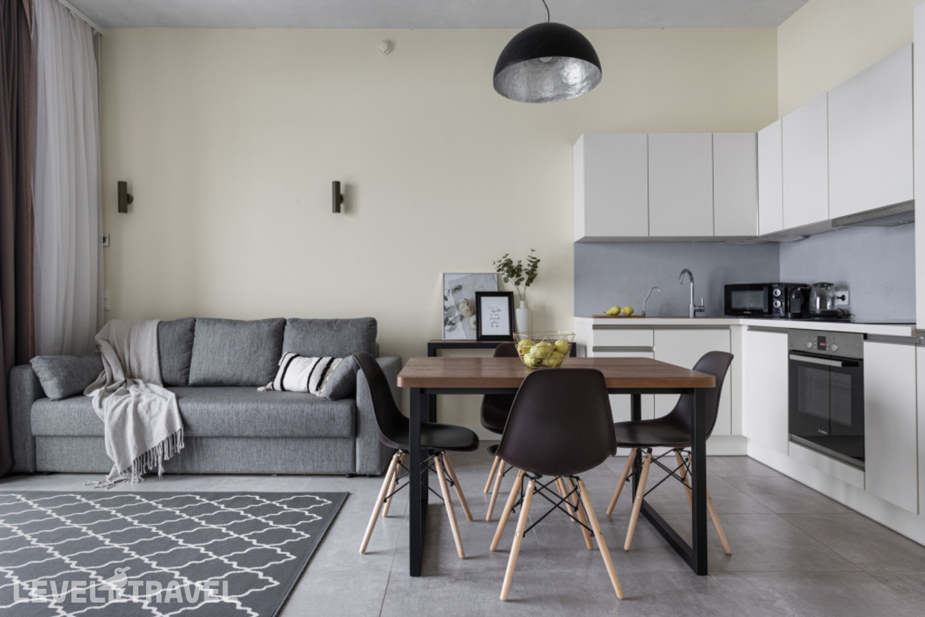фотографии номера Шестиместные семейные апартаменты Standard с видом на город отеля SV Loft Apartments (СВ Лофт Апартментс) в Россия(Василеостровский район) - фото №1