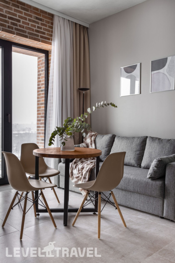 фотографии номера Четырёхместные апартаменты Deluxe с видом на город отеля SV Loft Apartments (СВ Лофт Апартментс) в Россия(Василеостровский район) - фото №15