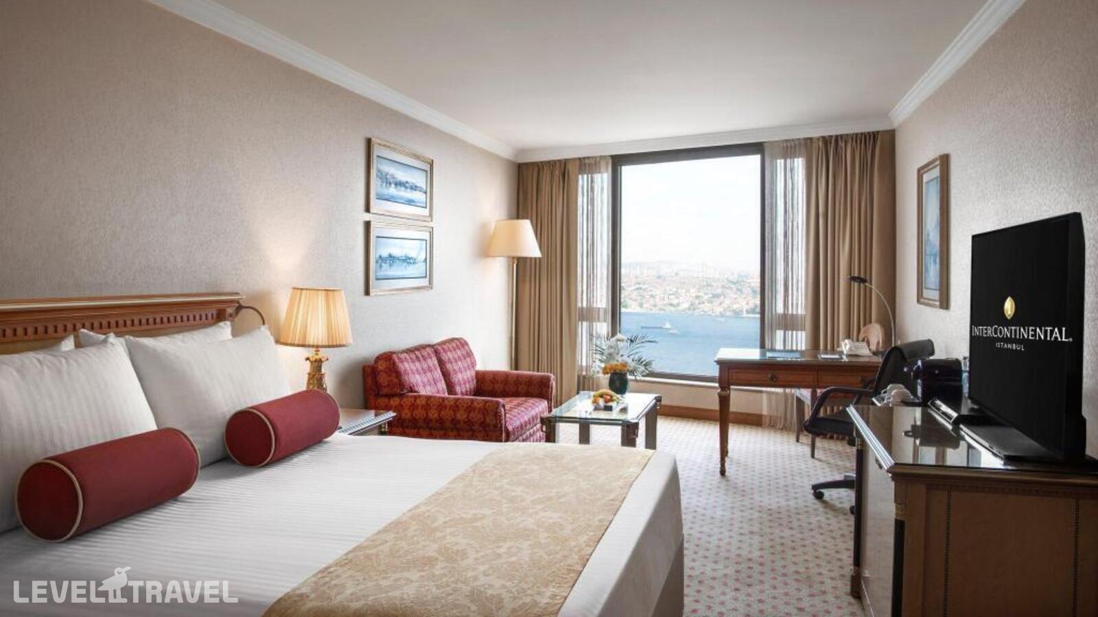 фотографии номера Двухместный номер Premium с видом на море 2 отдельные кровати отеля Intercontinental Hotel Istanbul (Ex. Ceylan Intercontinental Hotel) в Турция(Бейоглу) - фото №1