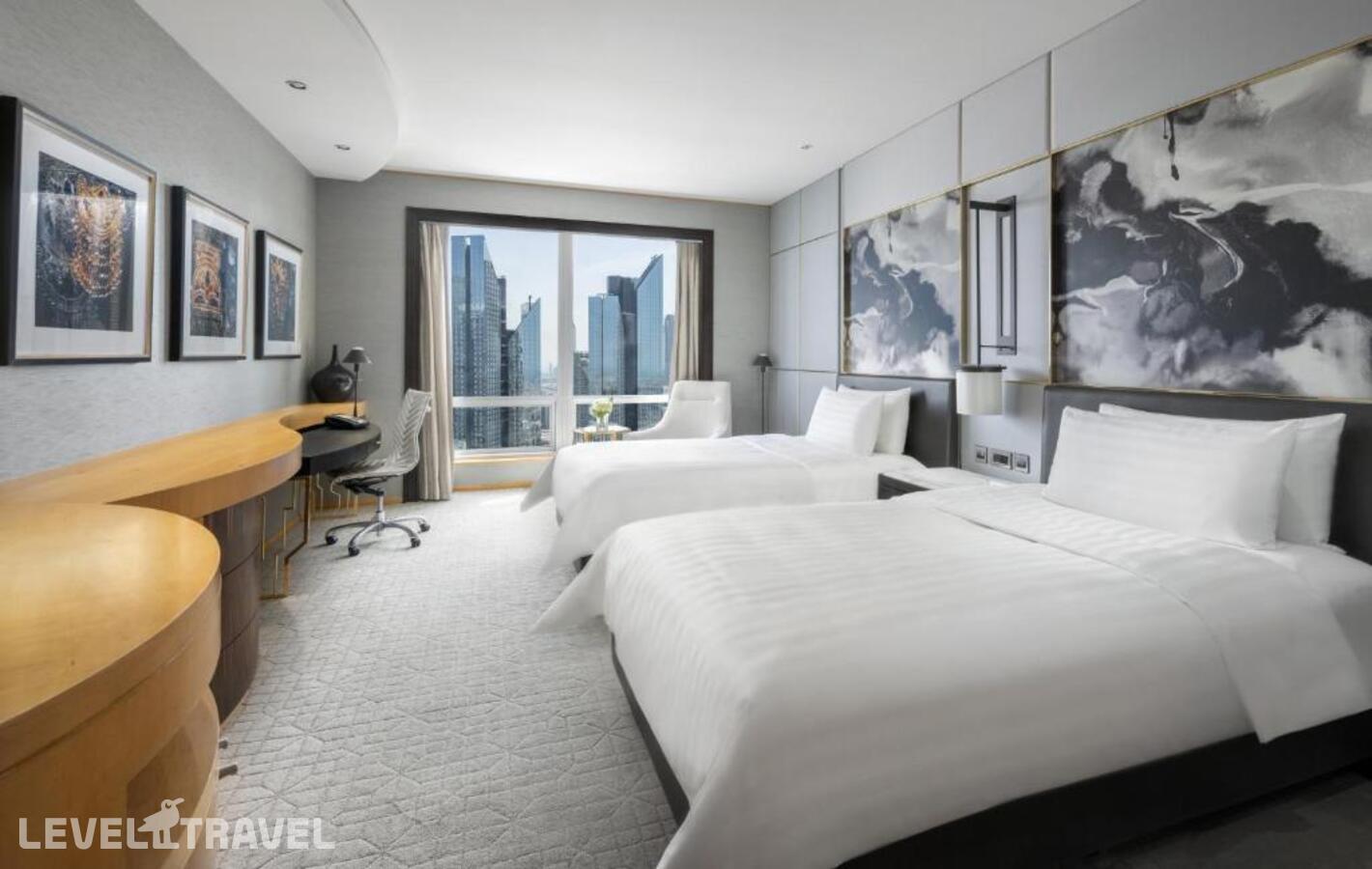 фотографии номера Делюкс (две односпальные кровати) отеля Shangri-La Hotel Dubai Sheikh Zayed Road в ОАЭ(Дубай Джумейра) - фото №2