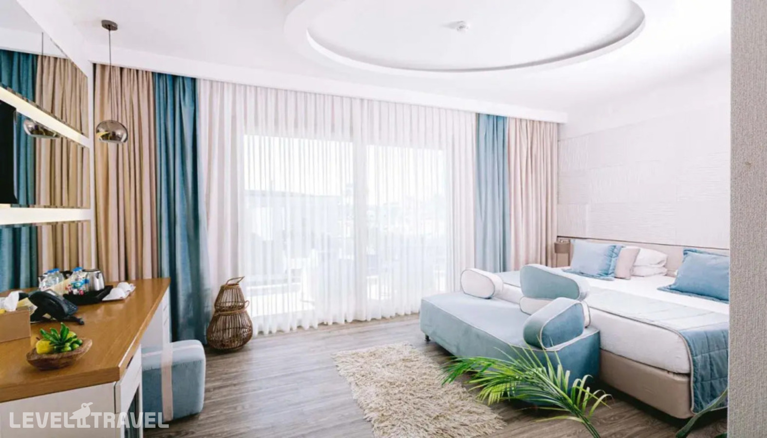 фотографии номера Двухместный номер Garden Deluxe двуспальная кровать отеля Ilica Hotel Spa Wellness Resort в Турция(Чешме) - фото №1