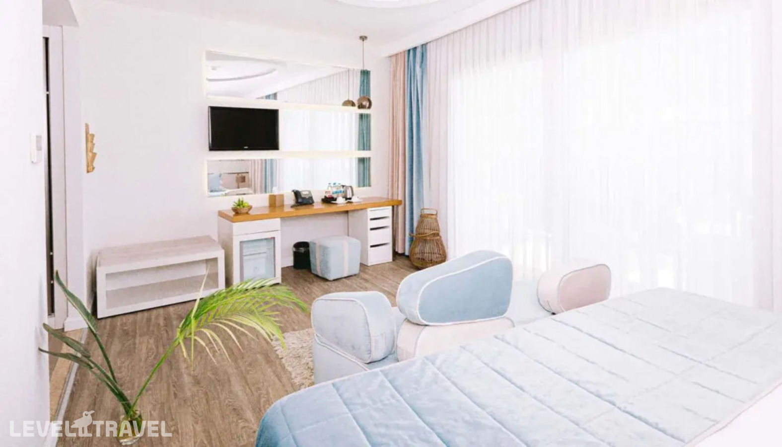 фотографии номера Двухместный номер Garden Deluxe двуспальная кровать отеля Ilica Hotel Spa Wellness Resort в Турция(Чешме) - фото №3