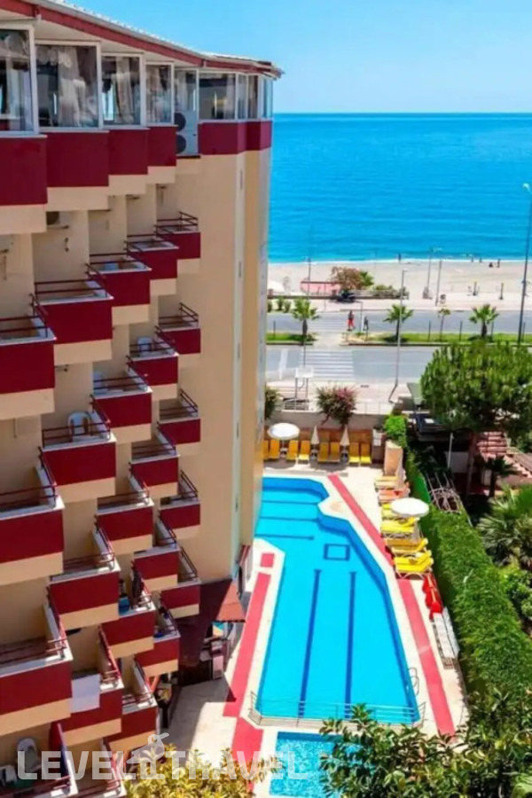 фотографии номера Стандартный с боковым видом на море отеля Galaxy Beach Hotel в Турция(Махмутлар) - фото №4