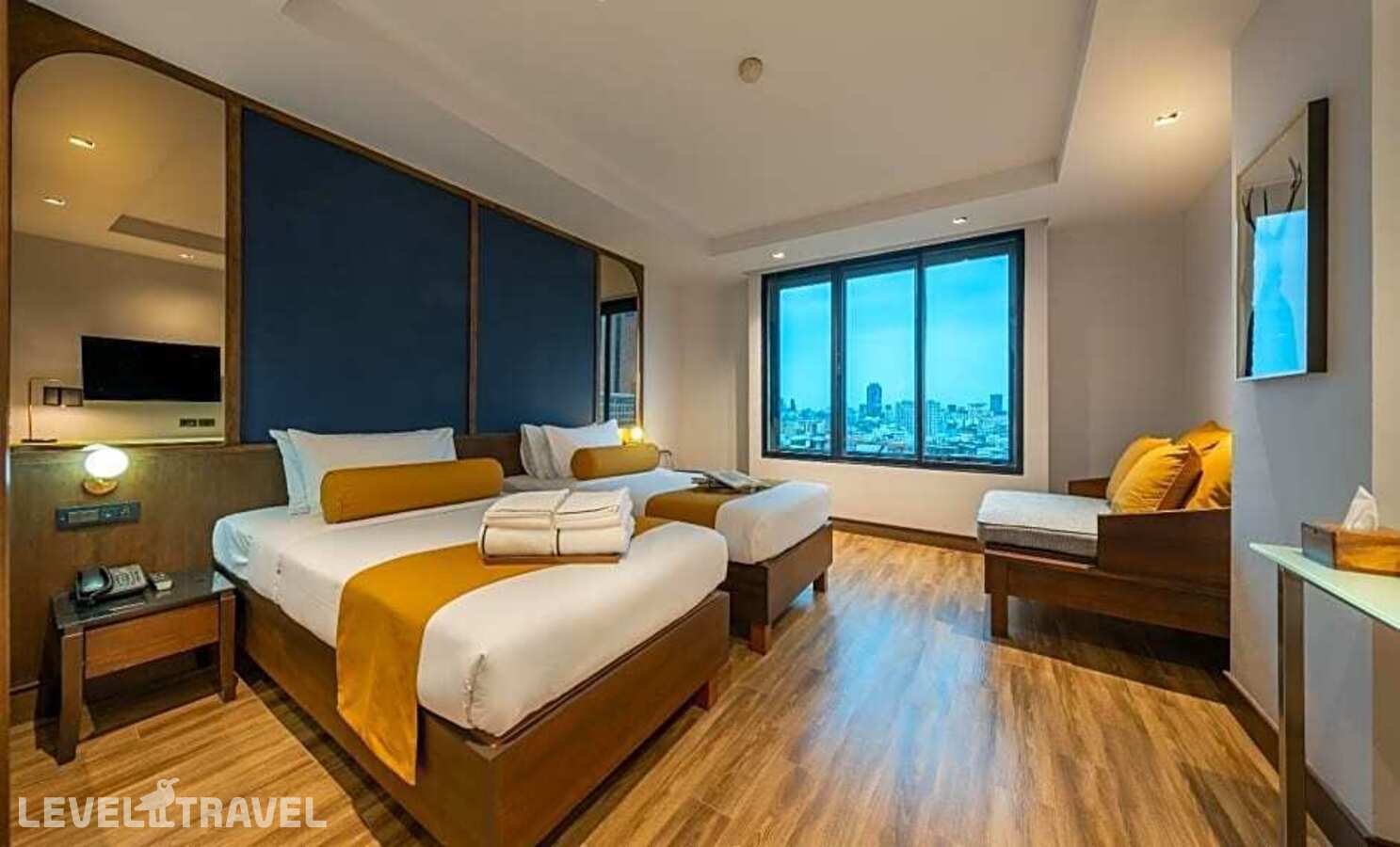 фотографии номера Делюкс с видом на город отеля Graph Hotel (Ex. Bangkok Chada Hotel) в Таиланд(Бангкок) - фото №14