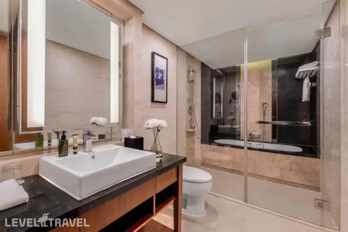 фотографии номера Двухместный номер Premier c 1 комнатой двуспальная кровать отеля Ascott Huai Hai Road в Китай(Шанхай) - фото №1