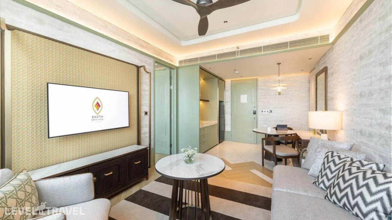 Двухместный Suite с доступом в лаундж c 1 комнатой 2 отдельные кровати — фото 9