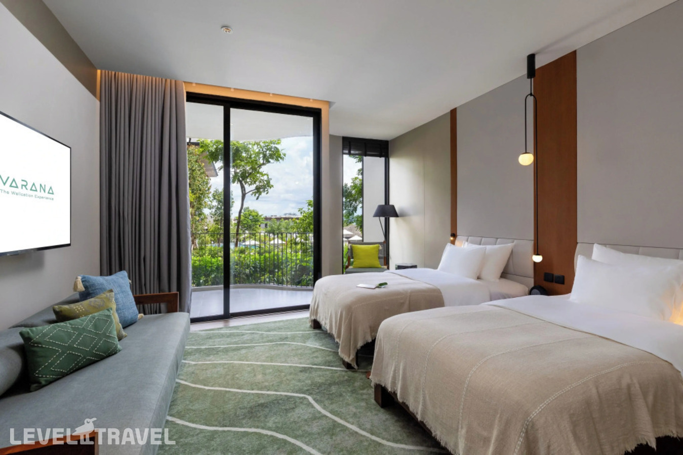 фотографии номера Двухместный Luxe Mountain 2 отдельные кровати отеля Varana Hotel в Таиланд(Краби) - фото №4