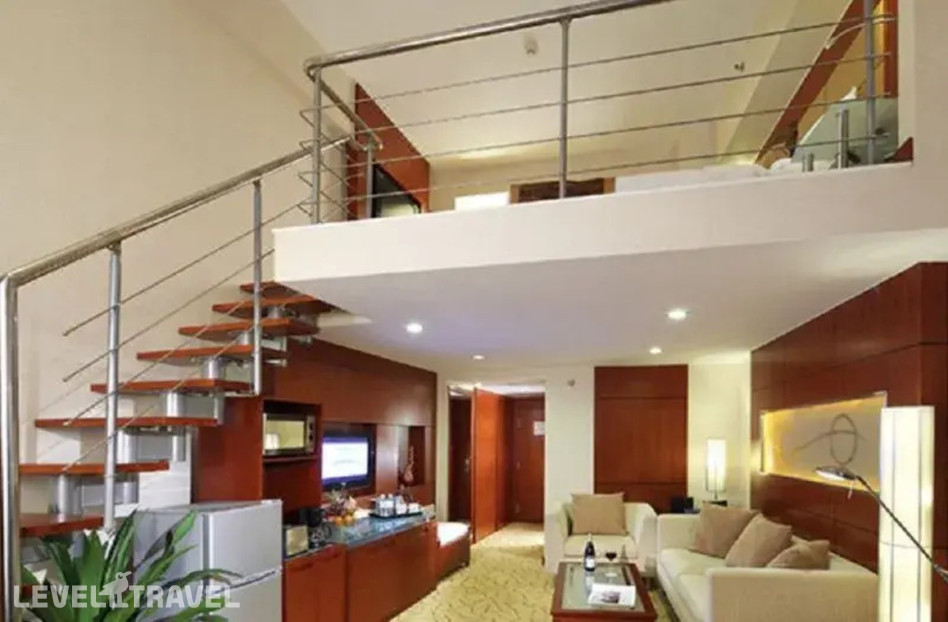фотографии номера Двухместный люкс Multi-Level двуспальная кровать отеля Ariva Beijing West Hotel & Serviced Apartment в Китай(Пекин) - фото №3