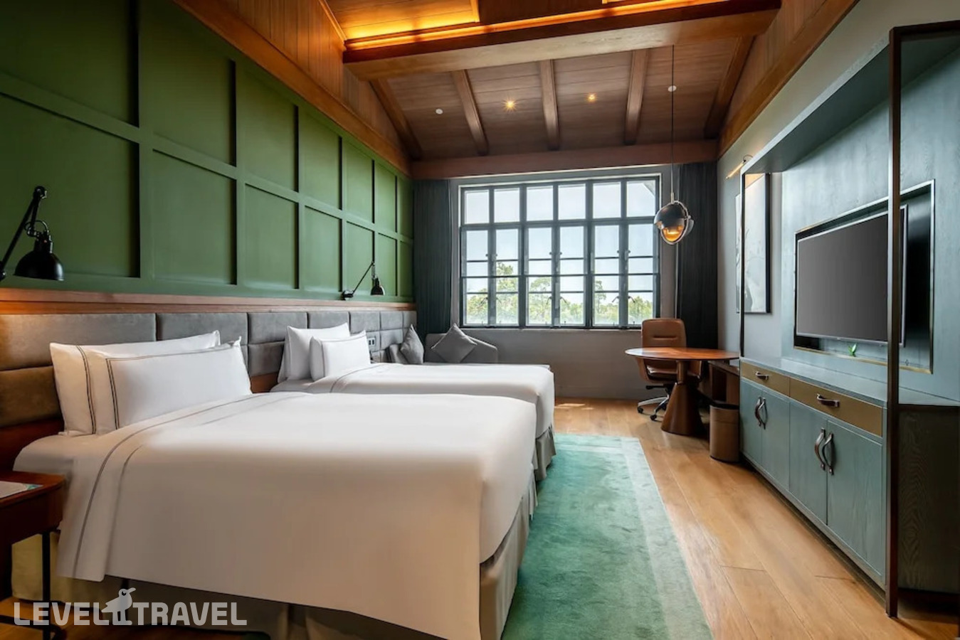 фотографии номера Семейный (две односпальные кровати) отеля Meliá Shanghai Parkside в Китай(Шанхай) - фото №8
