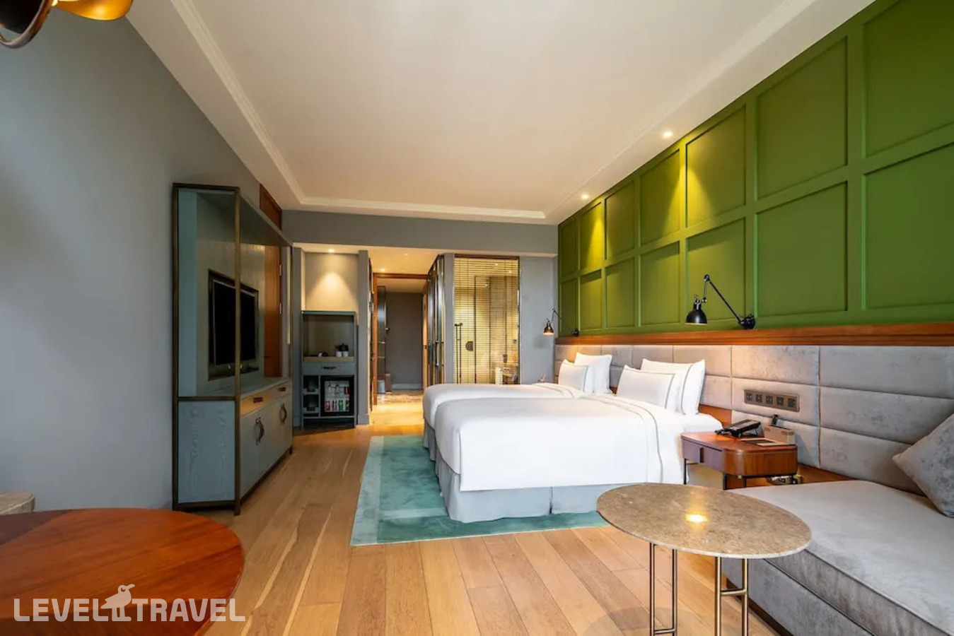 фотографии номера Семейный (две односпальные кровати) отеля Meliá Shanghai Parkside в Китай(Шанхай) - фото №11