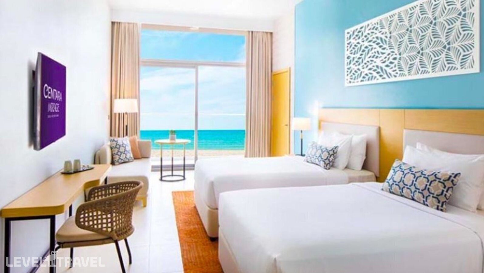 фотографии номера Семейный с панорамным видом на море отеля Centara Mirage Beach Resort Dubai в ОАЭ(Дейра) - фото №1
