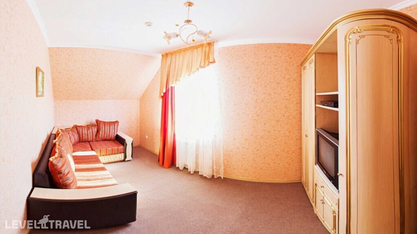 Двухместный люкс "Горы и река" с 2 комнатами с балконом двуспальная кровать — фото 2