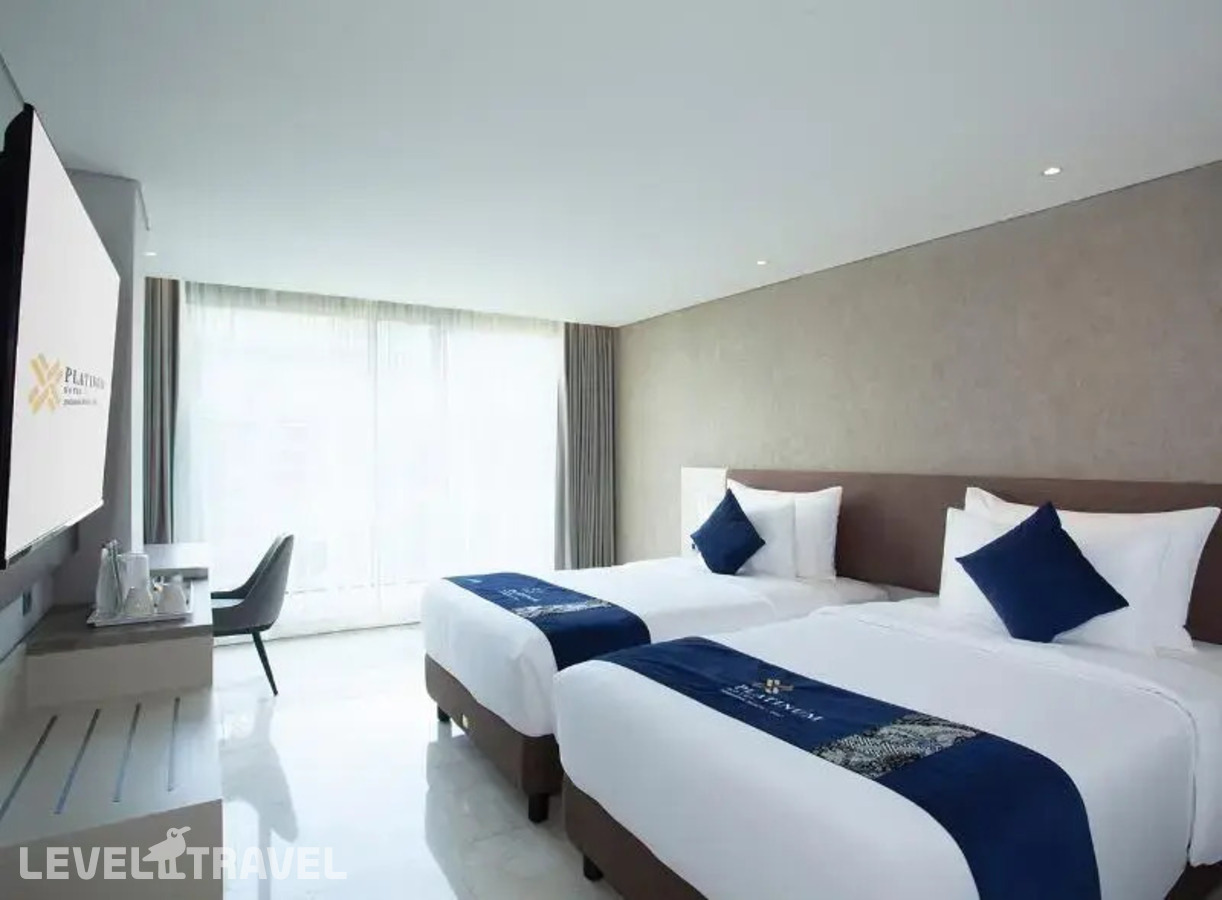 фотографии номера Номер бизнес (две односпальные кровати) отеля Platinum Hotel Jimbaran в Индонезия(Кедонганан) - фото №5