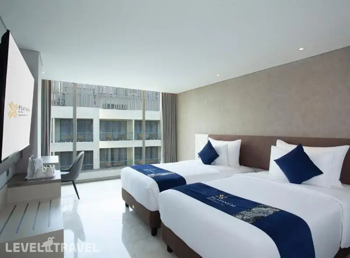 фотографии номера Номер бизнес (две односпальные кровати) отеля Platinum Hotel Jimbaran в Индонезия(Кедонганан) - фото №4