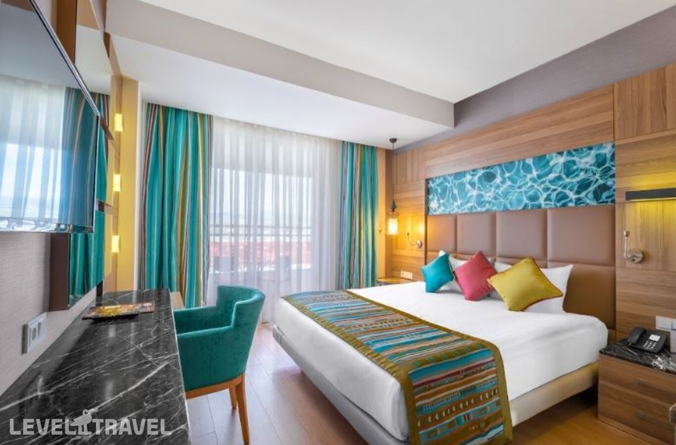 фотографии номера Семейный номер Toucan отеля Long Beach Resort Hotel & Spa Deluxe в Турция(Тюрклер) - фото №1