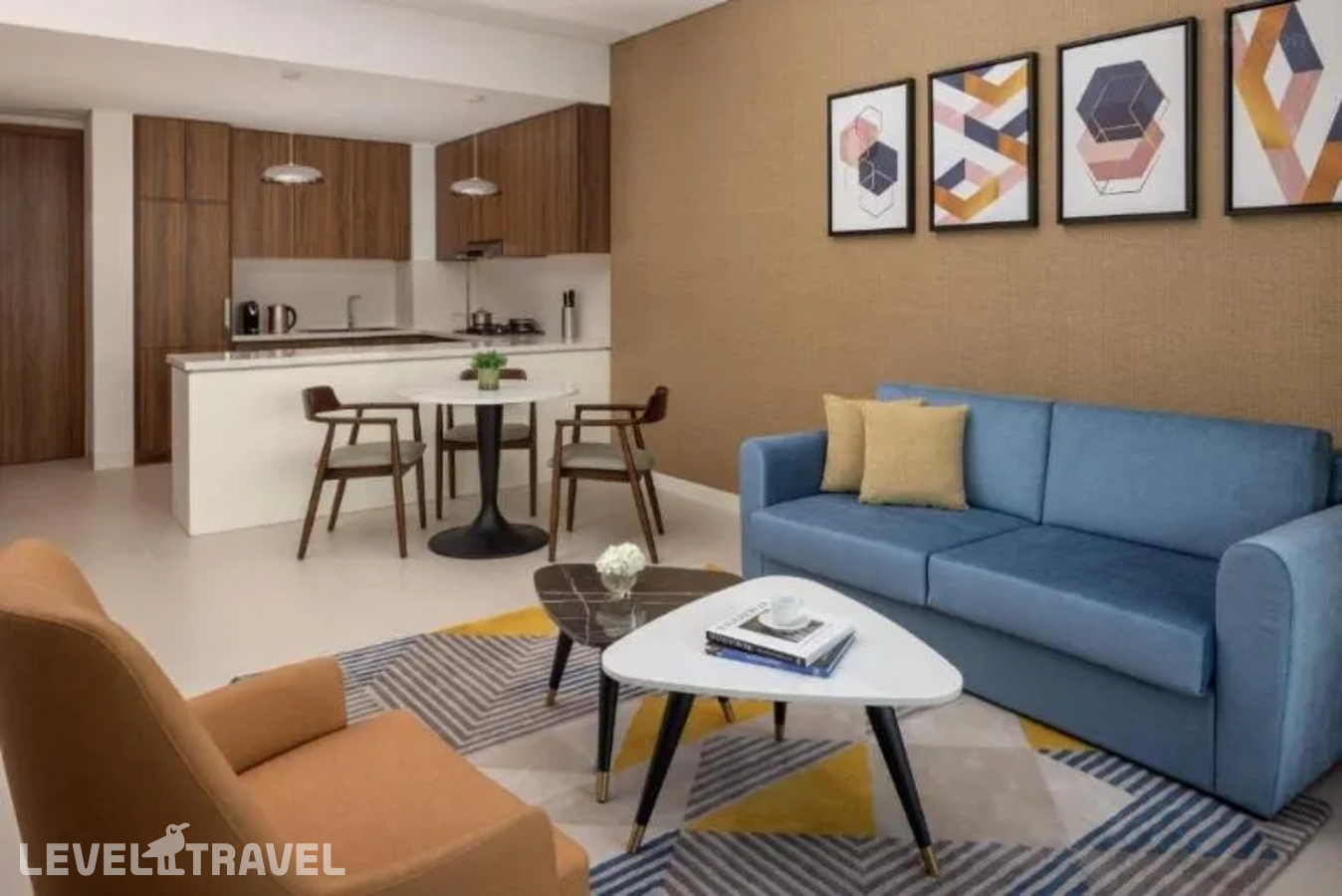 Двухместная Studio Suite Full Kitchen двуспальная кровать — фото 6