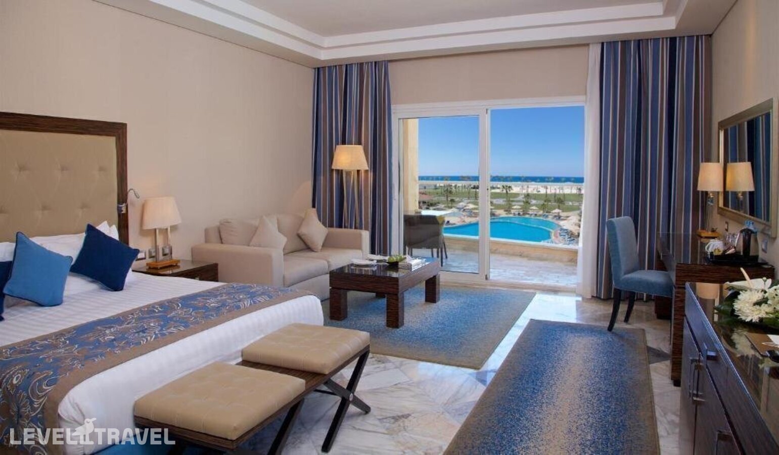 фотографии номера Делюкс с видом на море отеля Ghazala Alamein (Ex. Rixos) в Египет(Эль-Аламейн) - фото №3