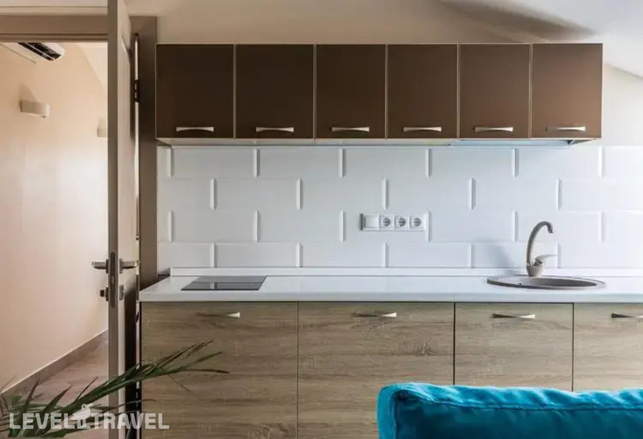 Двухместные апартаменты Standard Мансарда двуспальная кровать — фото 7