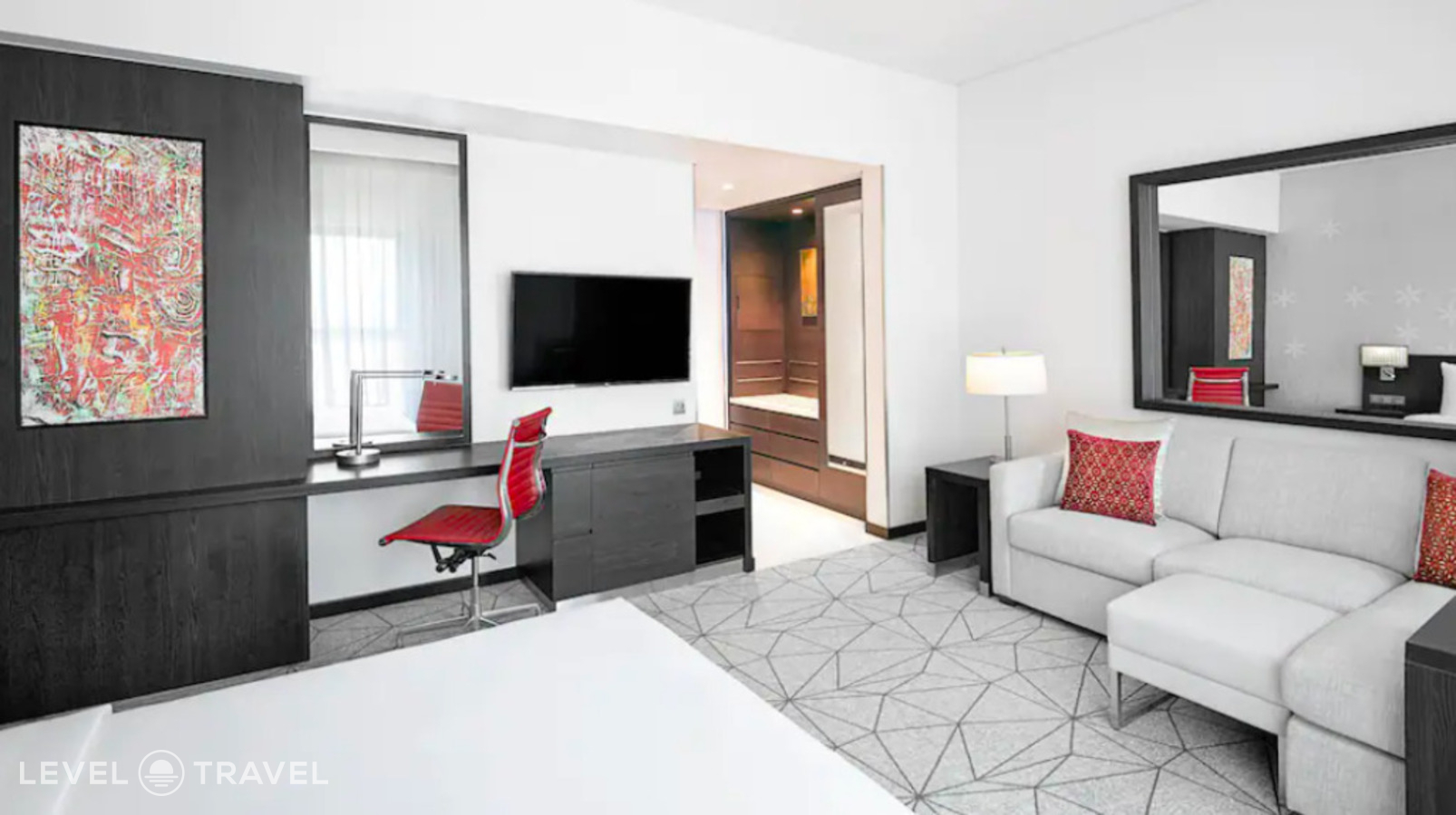 фотографии номера Стандартный с видом на бассейн отеля Hyatt Place Dubai Jumeirah в ОАЭ(Бар Дубай) - фото №31