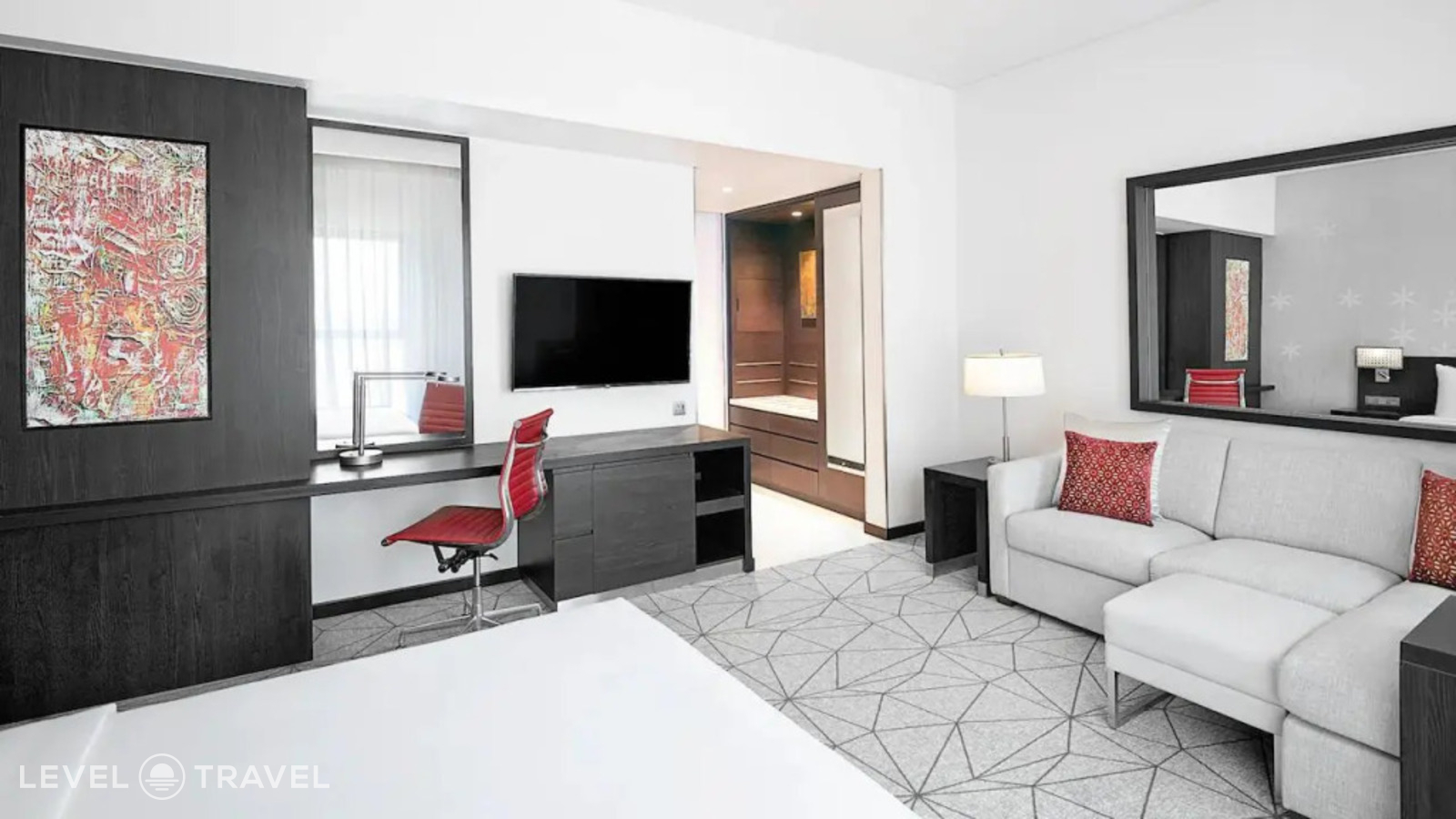 фотографии номера Стандартный с видом на бассейн отеля Hyatt Place Dubai Jumeirah в ОАЭ(Бар Дубай) - фото №36
