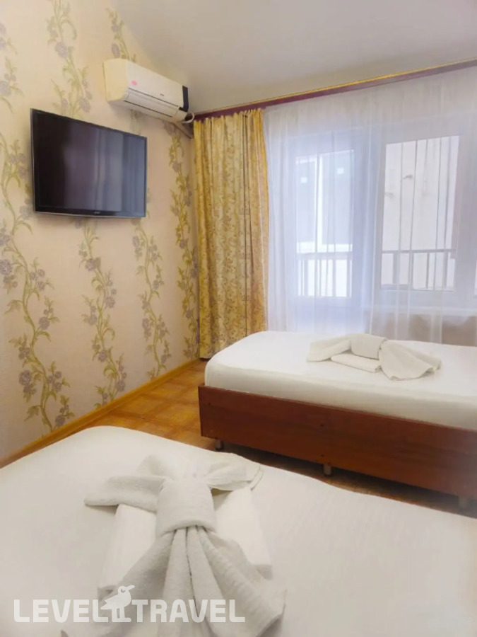 Двухместный номер Comfort с балконом и с красивым видом из окна 2 отдельные кровати — фото 2