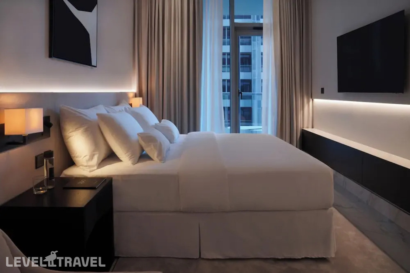 Двухместные апартаменты Premium c 1 комнатой с балконом двуспальная кровать — фото 2