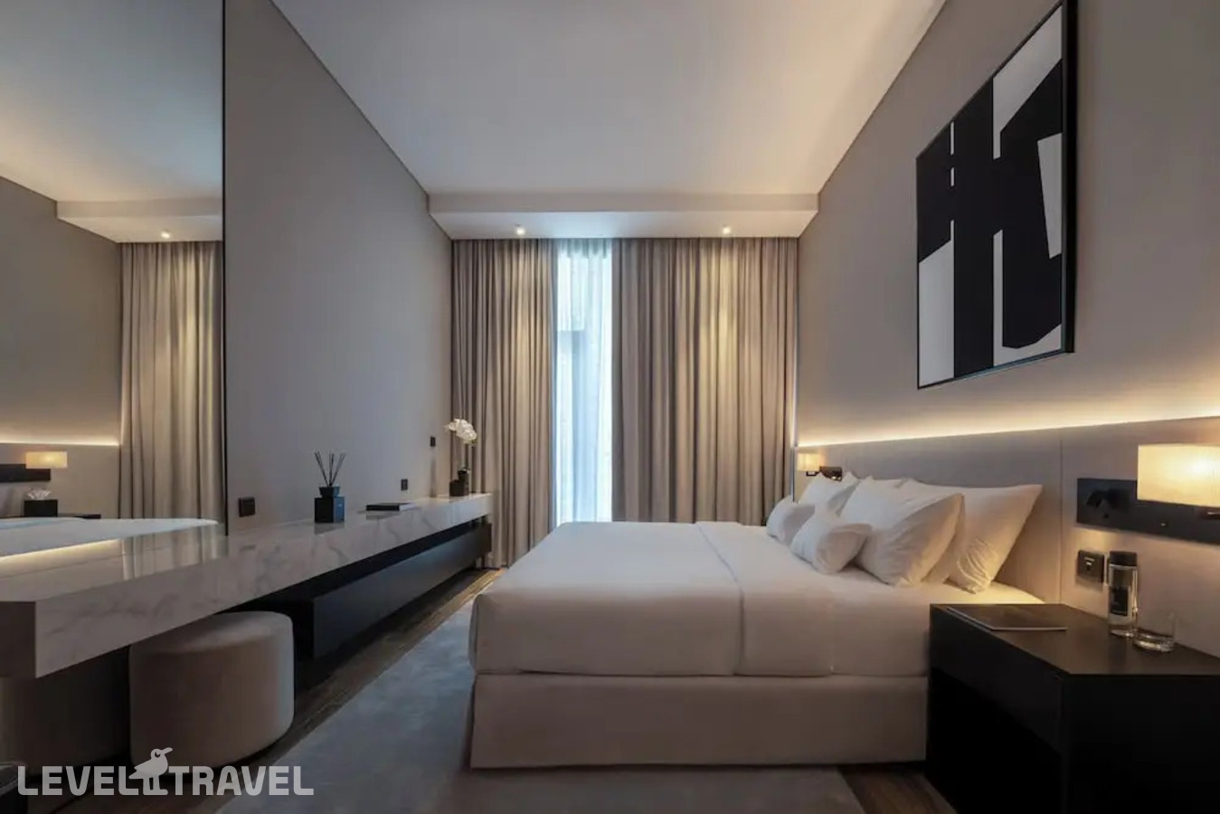 Двухместная студия Premium с балконом двуспальная кровать — фото 8